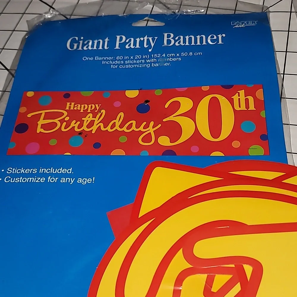 Source Unknown birthday banner